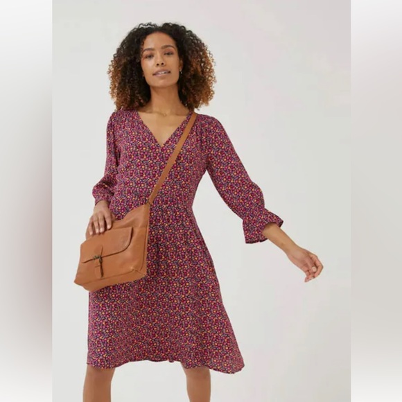 FatFace Fun Dress for Fall size 10 NWT - Picture 1 of 7